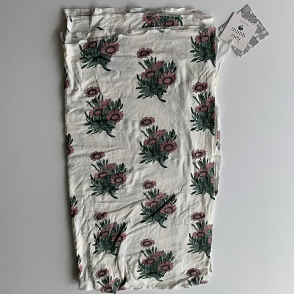 Kate Quinn Pink Calendula Bamboo Baby Swaddle - Picture 2 of 6